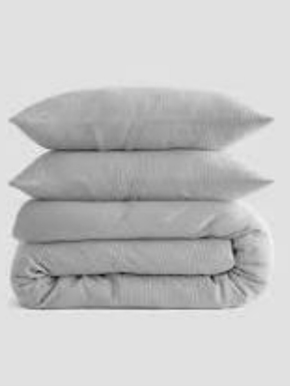 Quince Gauzey Duvet Cover Set In Mist Sz Queen NEW